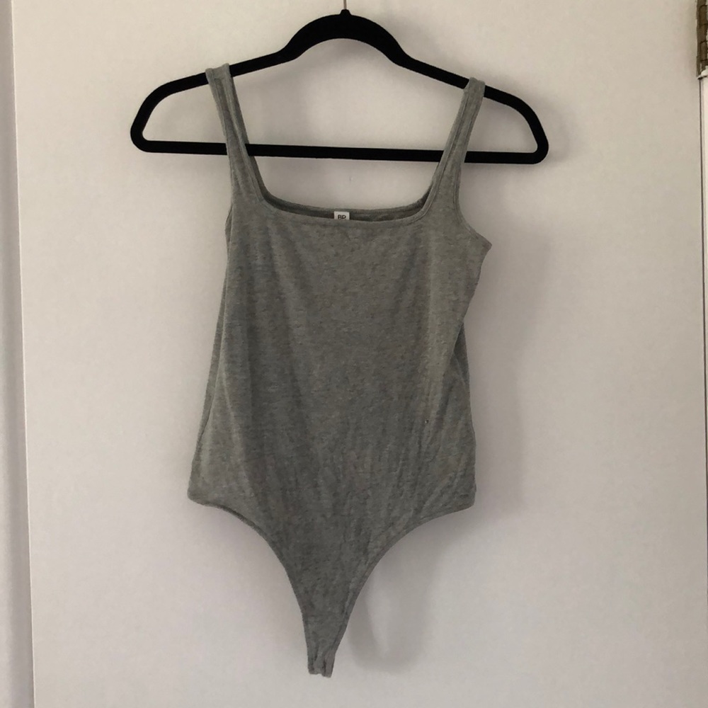 BP gray bodysuit
